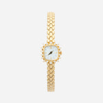 Isabella – Reloj dorado con pulsera de eslabones redonda.