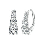 Pendientes de cuatro piedras
