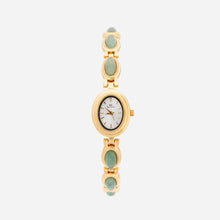 Clara – Gold watch with an elongated face.