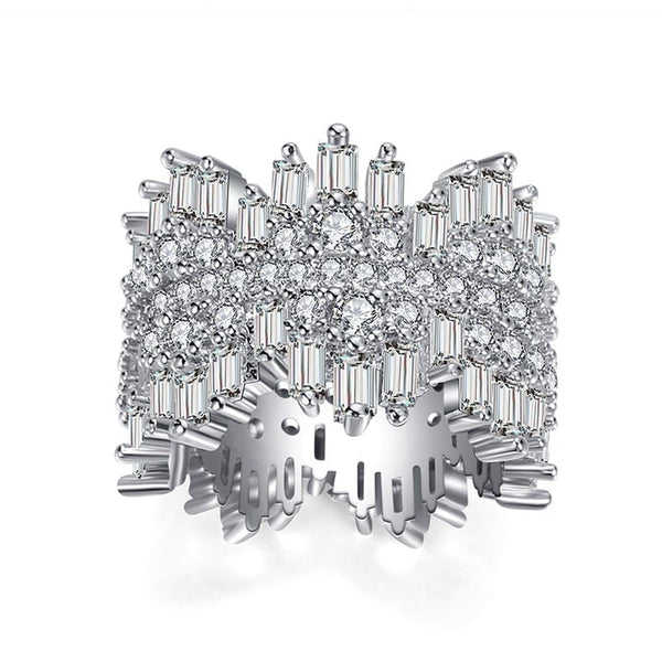 Selina – Anillo con circonita cuadrada