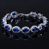 Viktorie – Pulsera de zafiro glamorosa.