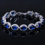 Viktorie – Pulsera de zafiro glamorosa.