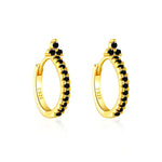 Sabina – Pendientes de oro con estilo moderno.