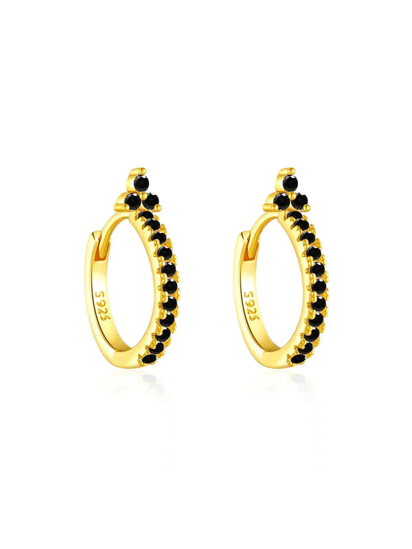 Sabina – Pendientes de oro con estilo moderno.