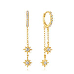 Pavlína – Pendientes de oro delicados con un diseño moderno.