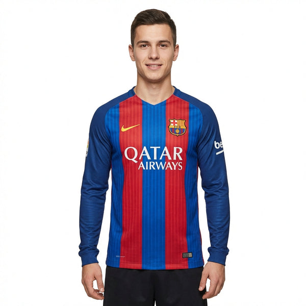 Barcelona Home 16/17 - Long Sleeve