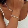 Pulseras de tenis de moissanita