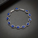 Viktorie – Pulsera de zafiro glamorosa.
