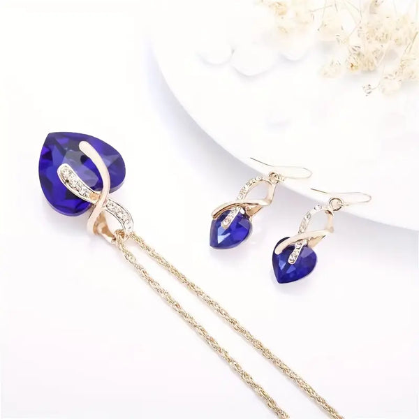 Aurelie – Conjunto de joyas con zafiros.