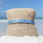 Pulsera de Ópalo Azul y Plateado