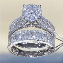 Beatrix – Anillo doble con engaste de pavé.