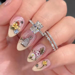 Jaily Conjunto de anillos de boda de 3 piezas