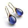 Kristýna - Gold and Silver Crystal Drop Earrings