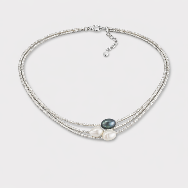 Collar de perlas naturales