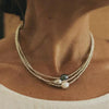 Helene – A delicate multi-strand pearl necklace with harmonious natural tones.