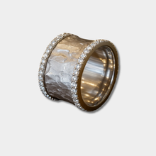 Hana - Anillo Vintage de Zirconio Plateado