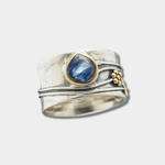 Gertruda - Anillo de meditación de gema checa