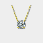 Rafaela - Collar de Zircón Baño de Oro de 18K en Plata de Ley