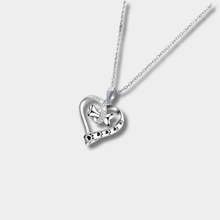 2-piece jewelry set with paw print, heart, and bone charms