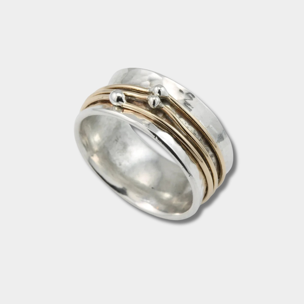 Marlene – Anillo con acentos dorados