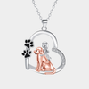 Collar en forma de corazón para perros y chicas