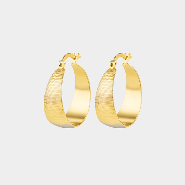 Karina – Pendientes de plata con cristal claro.