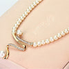 Fabienne - Collar de perlas + conjunto de pendientes