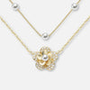 Pavla-Marie – Pendientes de oro con borde de perla.