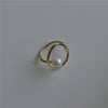 Greta – Gold ring with pearl.