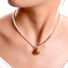 Xenie – Pendientes en forma de gota con colgante de perla.