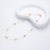 Jana – Pendientes de perlas minimalistas con cierre de presión.