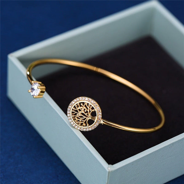 Sara - Pulsera ajustable del Árbol de la Vida