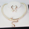 Susanna - Collar de perlas naturales + set de pendientes
