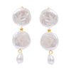 Romina – Pulsera dorada con perlas y eslabones delicados.
