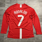 2007-08 - MAN UTD LONG SLEEVE HOME | RETRO