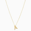 Collar con iniciales de amor