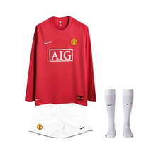 Kids' Kit - Manchester United Home 07/08 - Long Sleeve