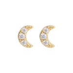 Pavlína – Pendientes de oro delicados con un diseño moderno.