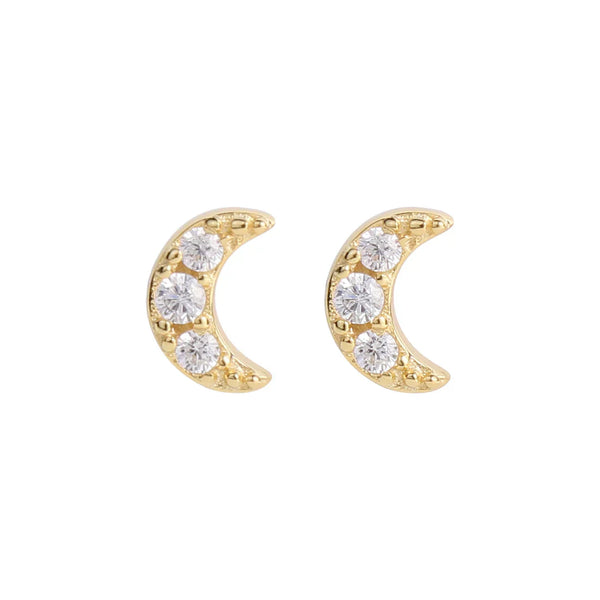 Pavlína – Pendientes de oro delicados con un diseño moderno.