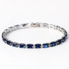 Alena – Pulsera delicada con brillantes zafiros.