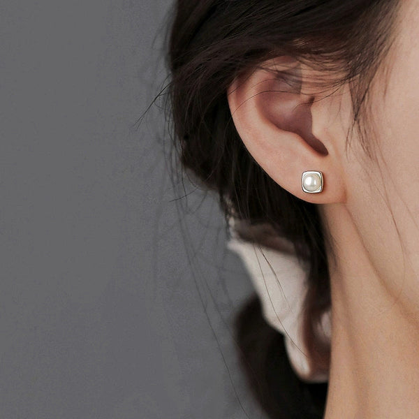 Anita - Pendientes de perlas de agua dulce