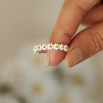 Anillo de flores de lujo