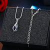 Amara – Conjunto de joyería de plata con zafiros.