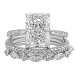 Conjunto de anillos de boda Jaily de 3 piezas