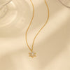 Amálie – Delicate round pendant necklace.