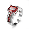 Katrin – Anillo de plata con rubí.