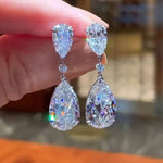 Melanie – Drop Cubic Zirconia Earrings
