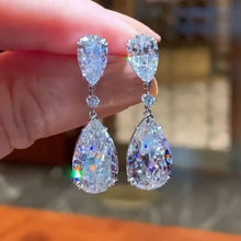 Melanie – Pendientes con circonita en forma de gota