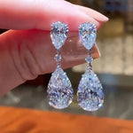 Melanie – Drop Cubic Zirconia Earrings