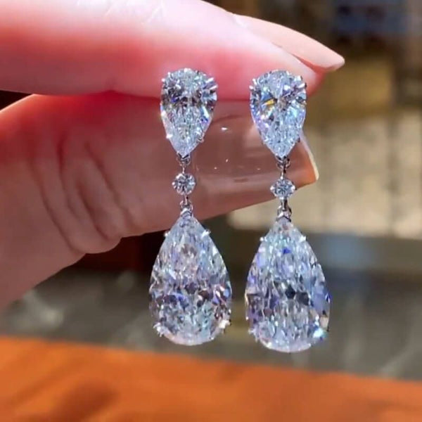 Melanie – Drop Cubic Zirconia Earrings